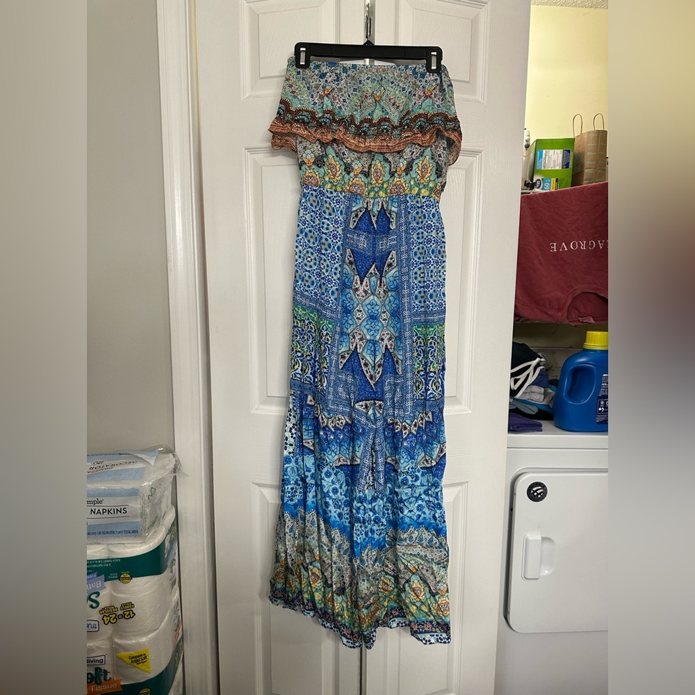 Shahida Womens Printed Flowy Dress